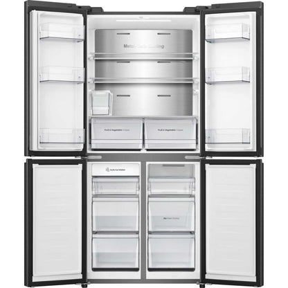 Hisense American Style Fridge Freezer 60/40 Total No Frost - Black - RQ5P470SYFD