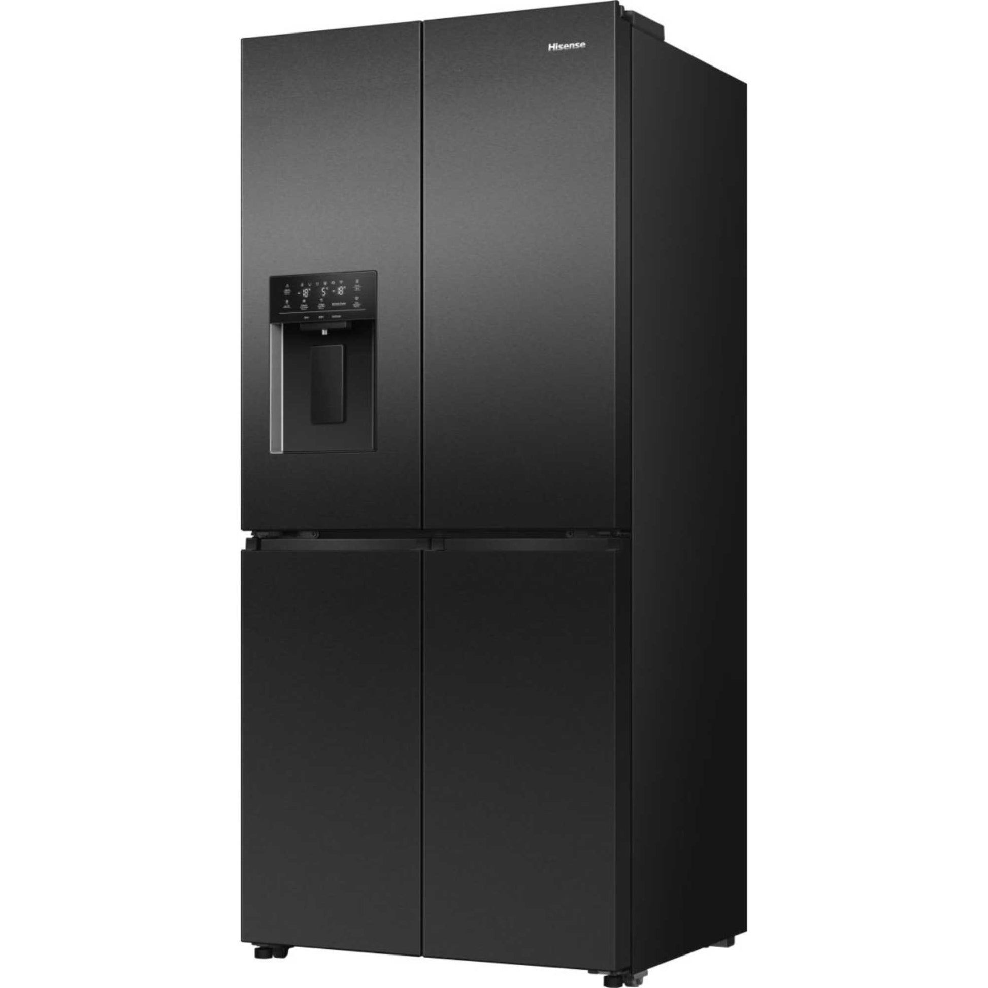 Hisense American Style Fridge Freezer 60/40 Total No Frost - Black - RQ5P470SYFD