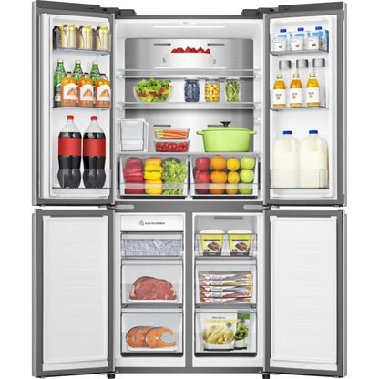 Hisense American Style Fridge Freezer 60/40 Total No Frost - S/Steel - RQ5P470SYID