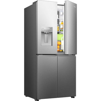 Hisense American Style Fridge Freezer 60/40 Total No Frost - S/Steel - RQ5P470SYID