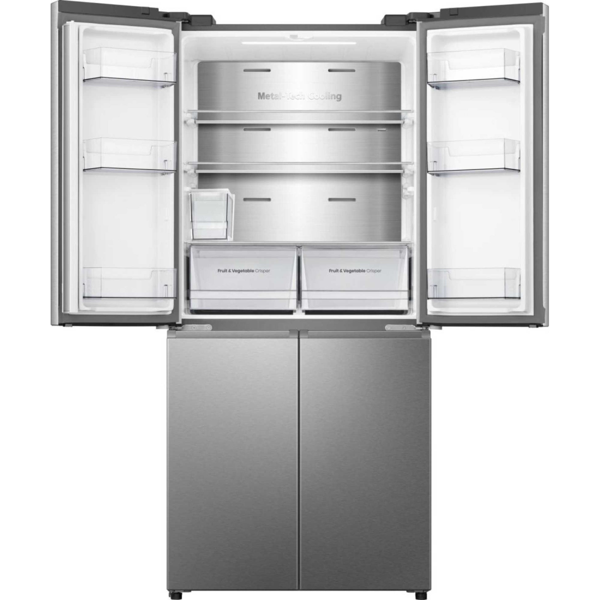 Hisense American Style Fridge Freezer 60/40 Total No Frost - S/Steel - RQ5P470SYID