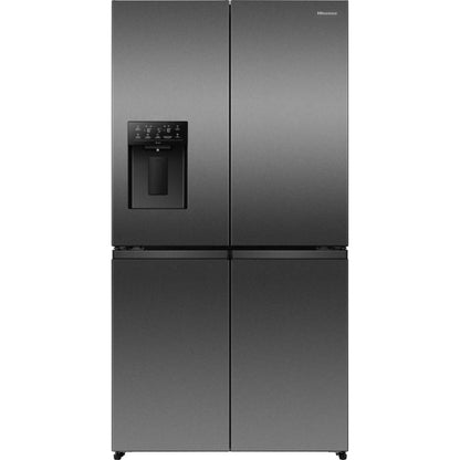 Hisense American Style Fridge Freezer 60/40 Total No Frost - Black - RQ5P640SYKD