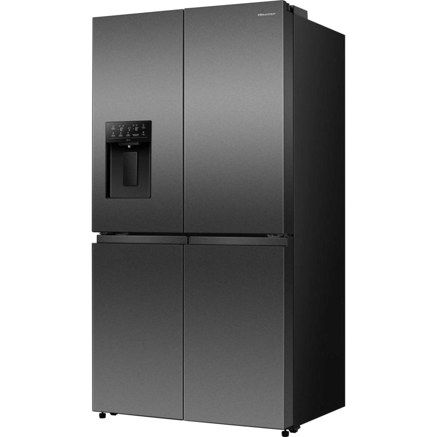Hisense American Style Fridge Freezer 60/40 Total No Frost - Black - RQ5P640SYKD
