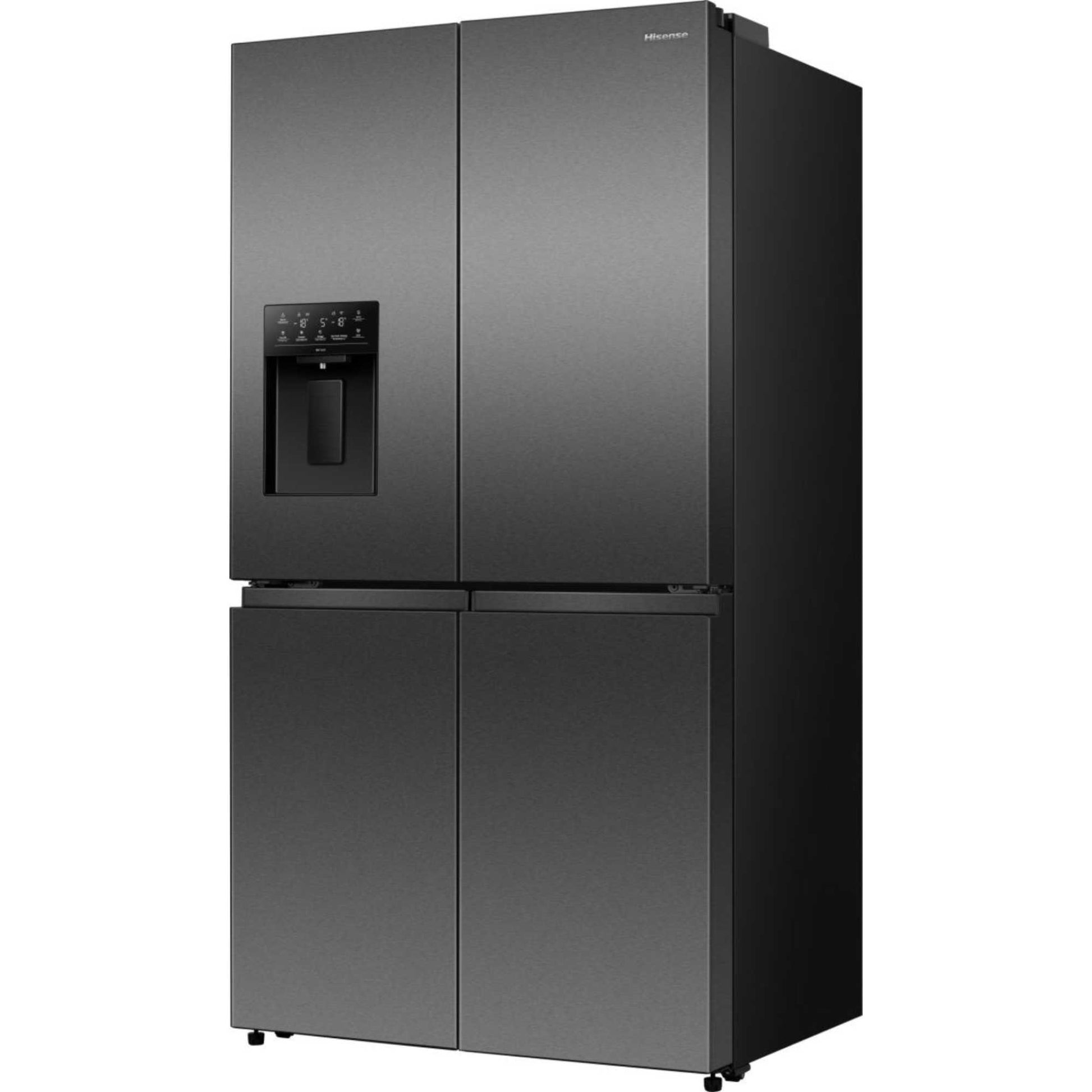 Hisense American Style Fridge Freezer 60/40 Total No Frost - Black - RQ5P640SYKD
