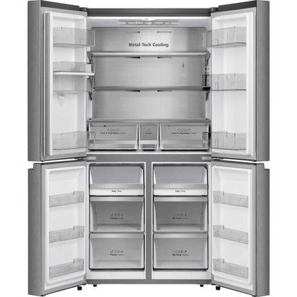Hisense American Style Fridge Freezer 60/40 Total No Frost - Stainless Steel - RQ758N4SWSE
