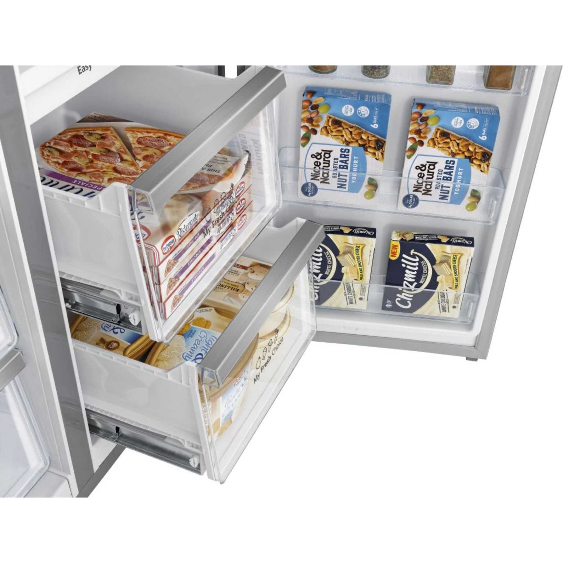 Hisense American Style Fridge Freezer 60/40 Total No Frost - Stainless Steel - RQ758N4SWSE