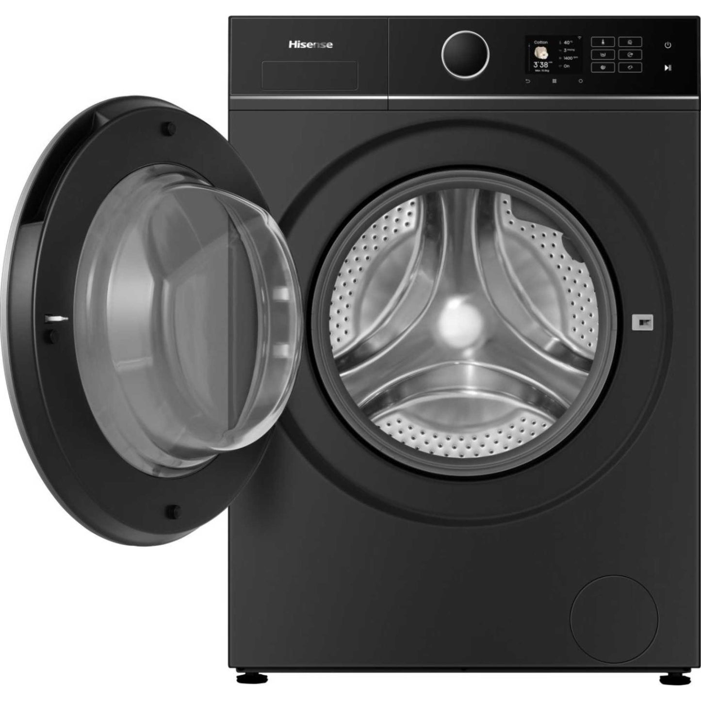 Hisense WD5I1045BBQ 10.5kg Wash 6kg Dry Washer Dryer - Black
