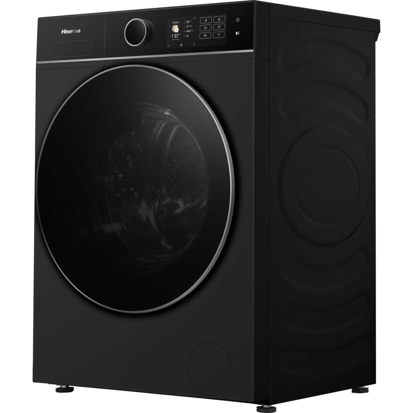 Hisense WD5I1045BBQ 10.5kg Wash 6kg Dry Washer Dryer - Black