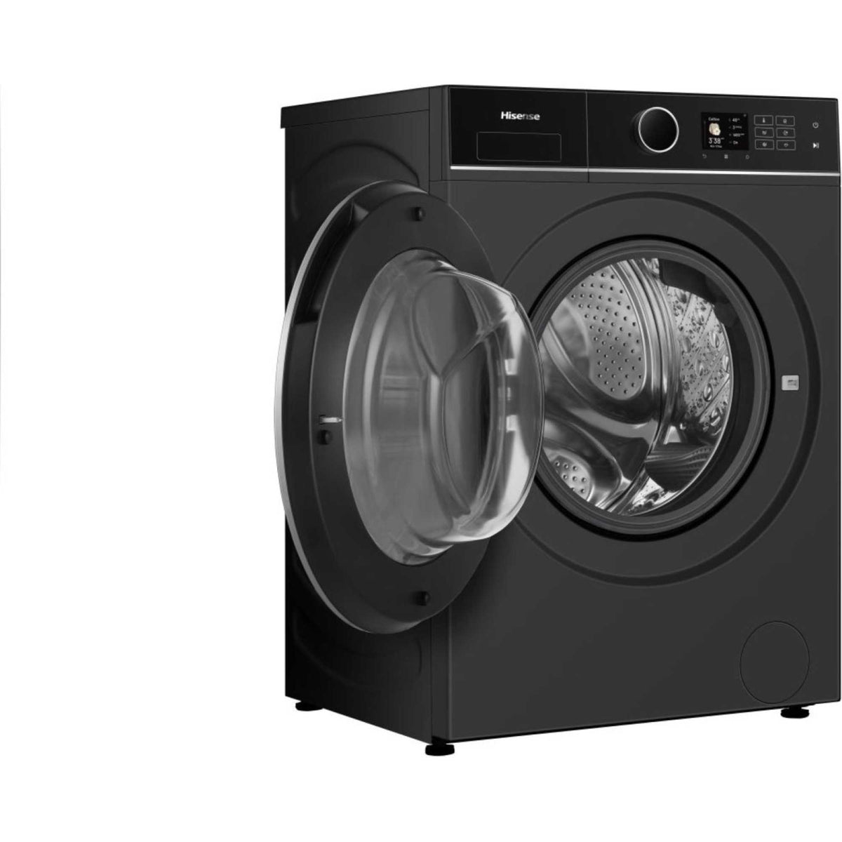 Hisense WD5I1045BBQ 10.5kg Wash 6kg Dry Washer Dryer - Black