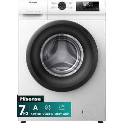 Hisense 7kg 1200rpm Washing Machine - WF1Q7021BW