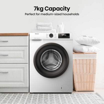 Hisense 7kg 1200rpm Washing Machine - WF1Q7021BW