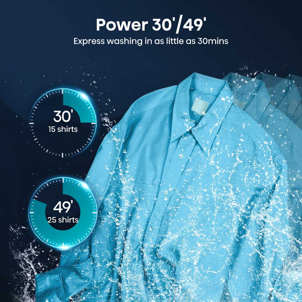 Hisense 7kg 1200rpm Washing Machine - WF1Q7021BW