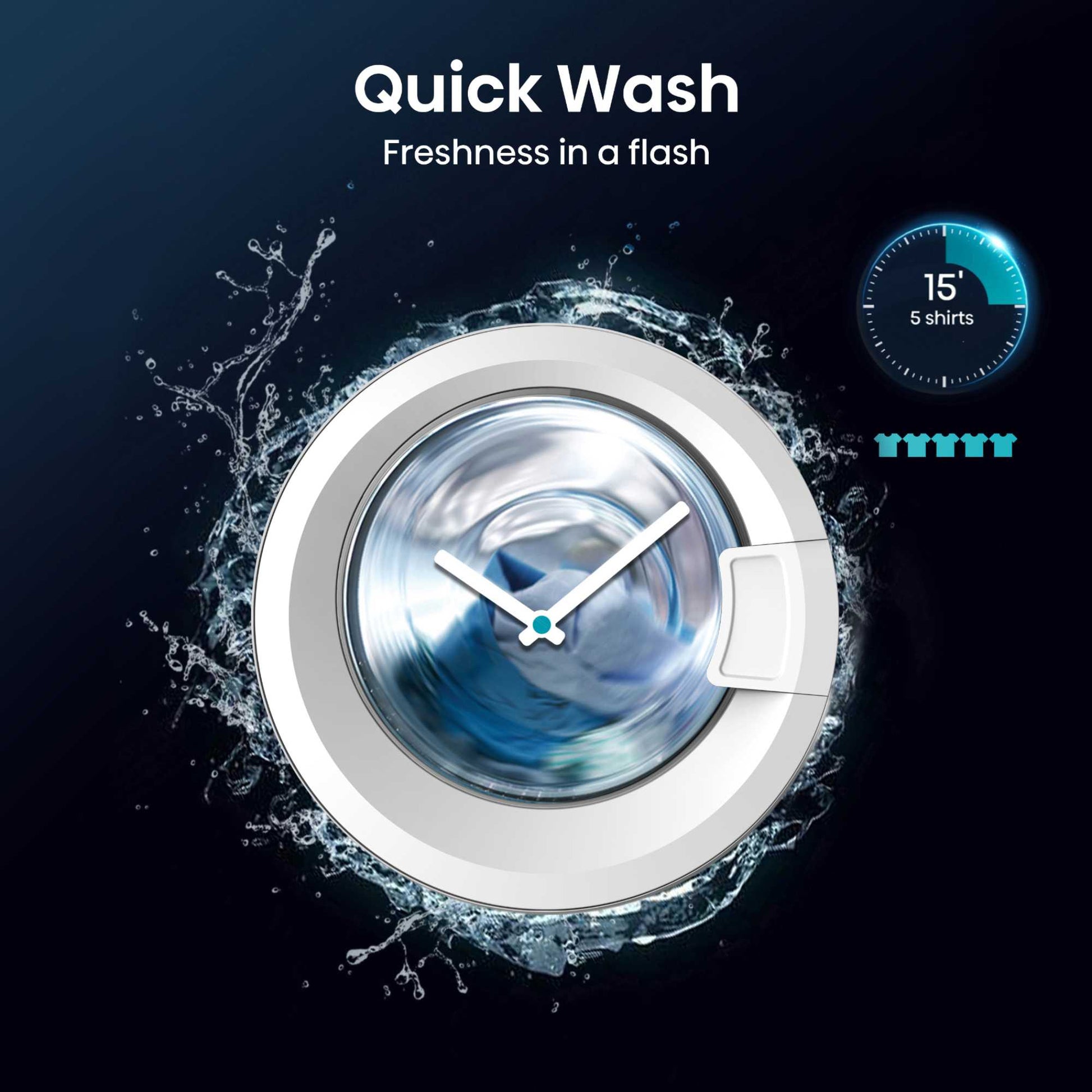 Hisense WF3M841BWI 8kg 1400rpm Built-in Washing Machine