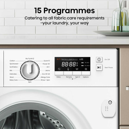 Hisense WF3M841BWI 8kg 1400rpm Built-in Washing Machine