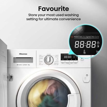 Hisense WF3M841BWI 8kg 1400rpm Built-in Washing Machine