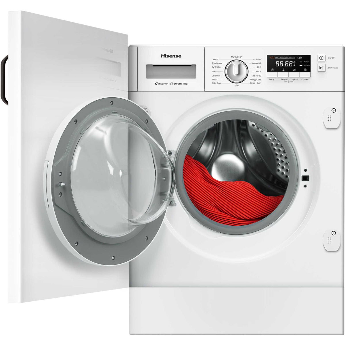 Hisense WF3M841BWI 8kg 1400rpm Built-in Washing Machine