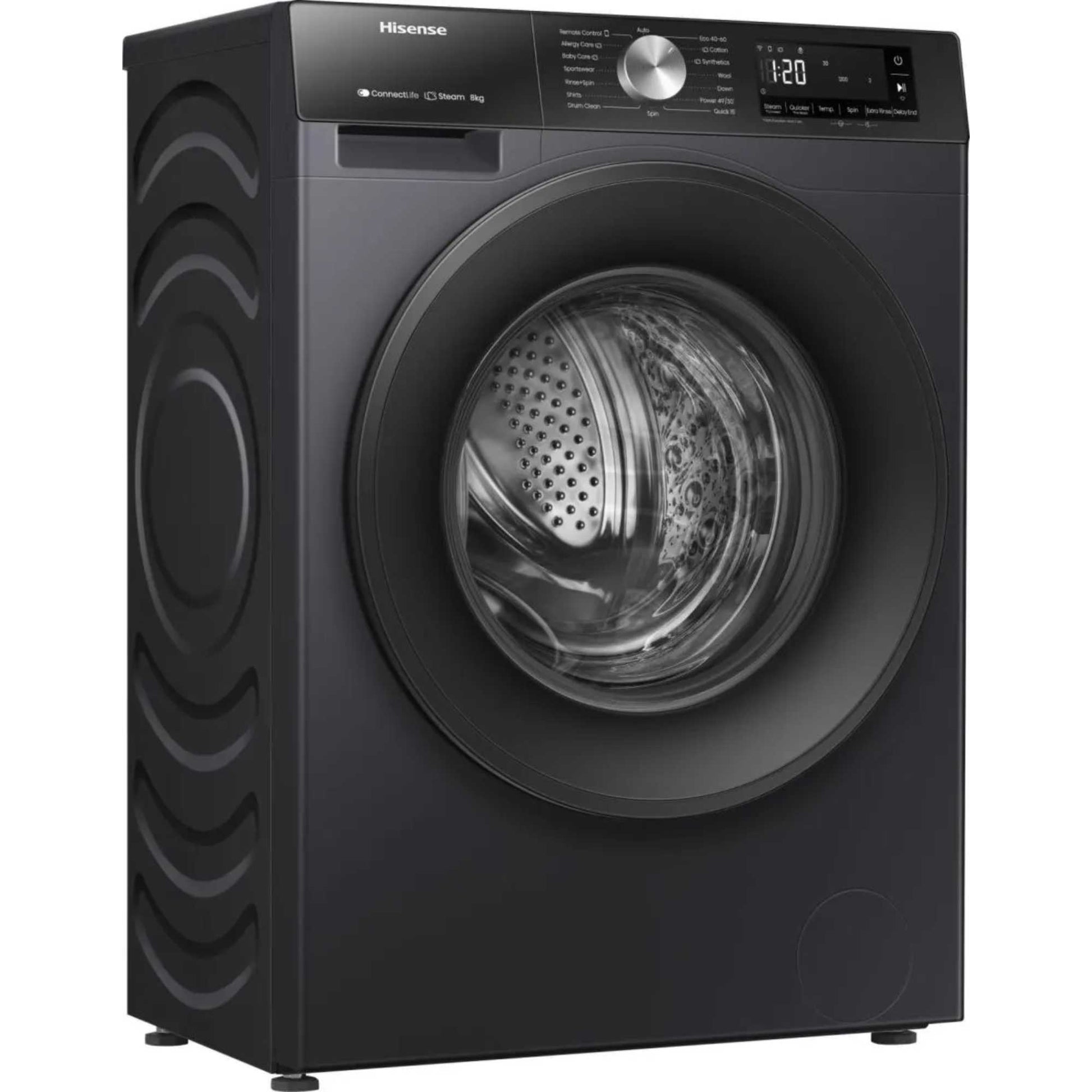 Hisense 3S 8kg 1400rpm Washing Machine - WF3S8043BB3