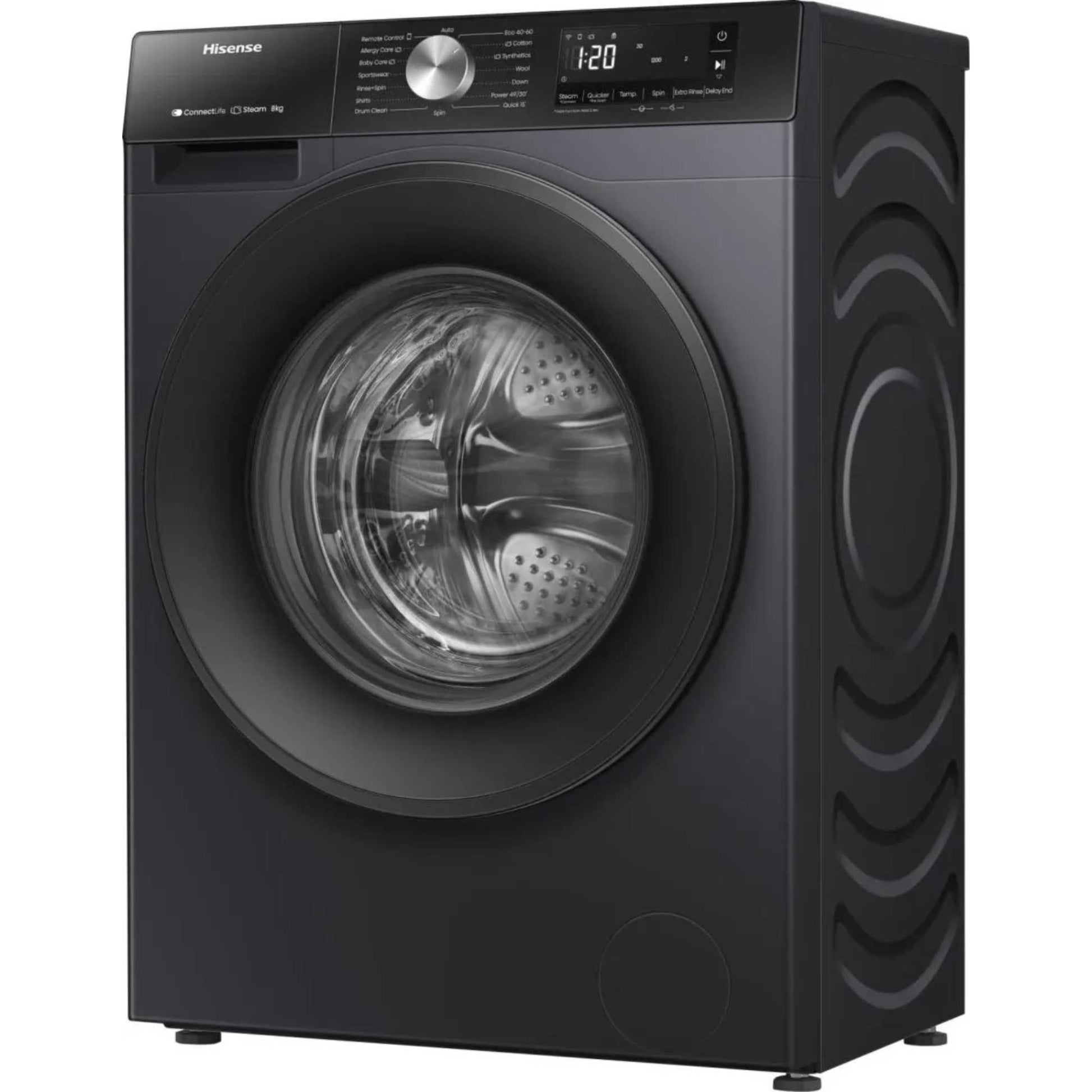Hisense 3S 8kg 1400rpm Washing Machine - WF3S8043BB3