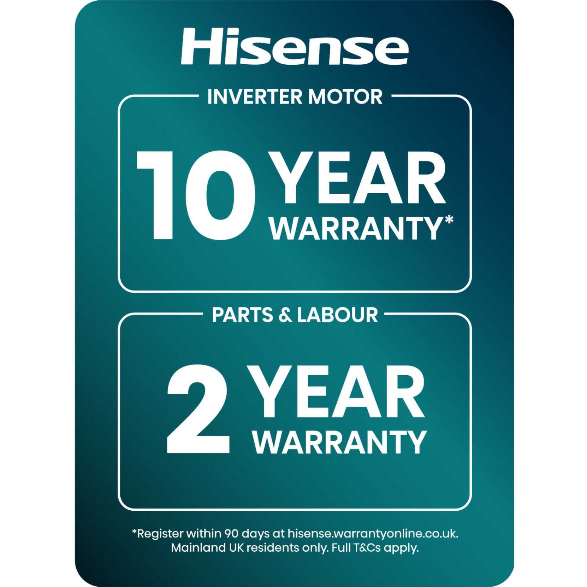 Hisense 5S Series 12kg 1400rpm Washing Machine - WF5S1245BB