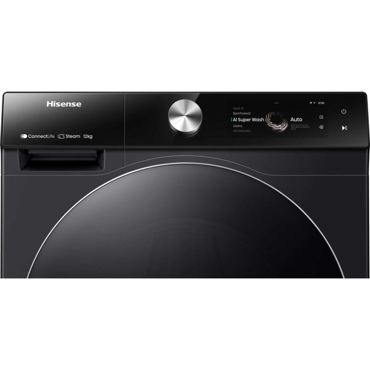 Hisense 7S Series 12kg 1400rpm Washing Machine - WF7S1247BB
