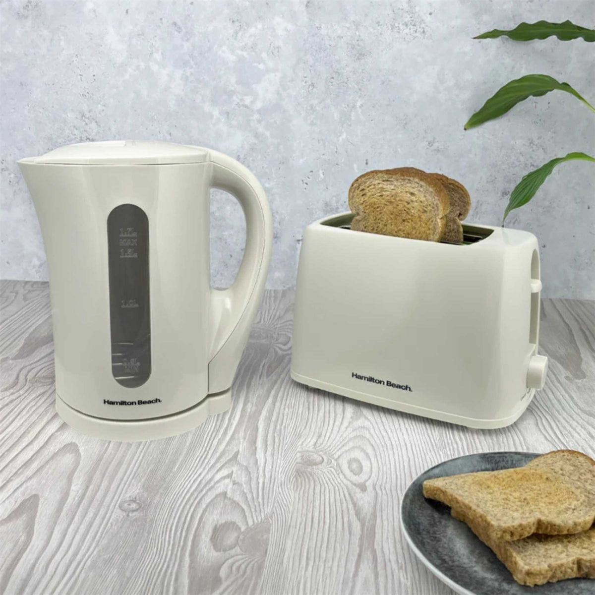 Hamilton Beach HB1107C 1.7L Jug Kettle - Cream