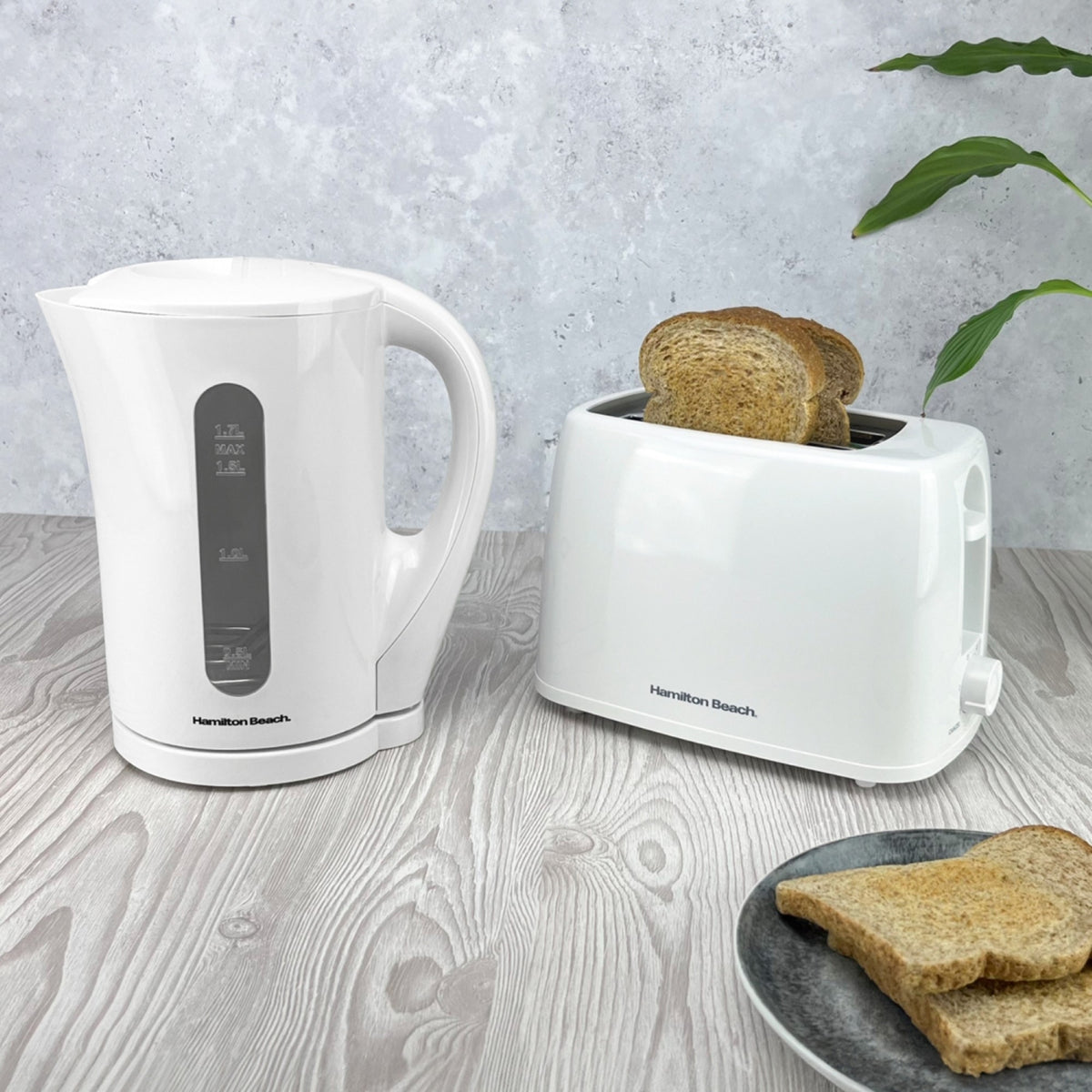 Hamilton Beach HB1107W 1.7L Jug Kettle - White