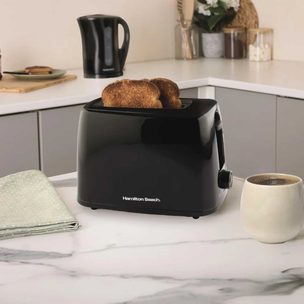 Hamilton Beach HB1116B Essential 2 Slice Toaster - Black