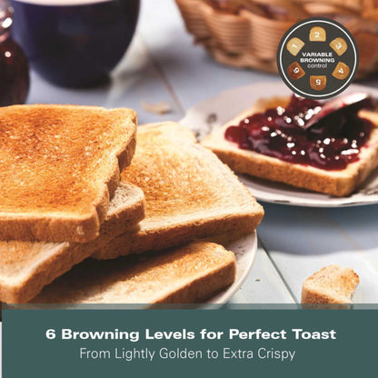Hamilton Beach HB1116B Essential 2 Slice Toaster - Black