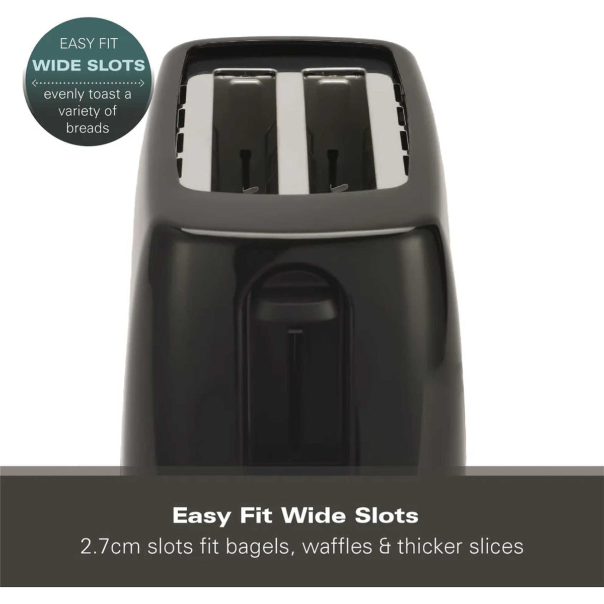 Hamilton Beach HB1116B Essential 2 Slice Toaster - Black