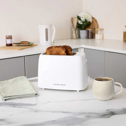 Hamilton Beach HB1116W Essential 2 Slice Toaster - White