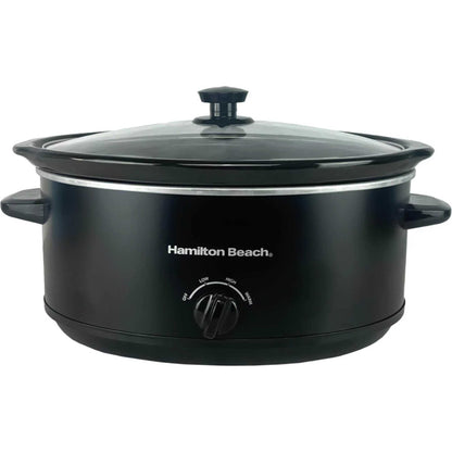 Hamilton Beach HBSC070B The Family Favourite 6.5L Slow Cooker - Black