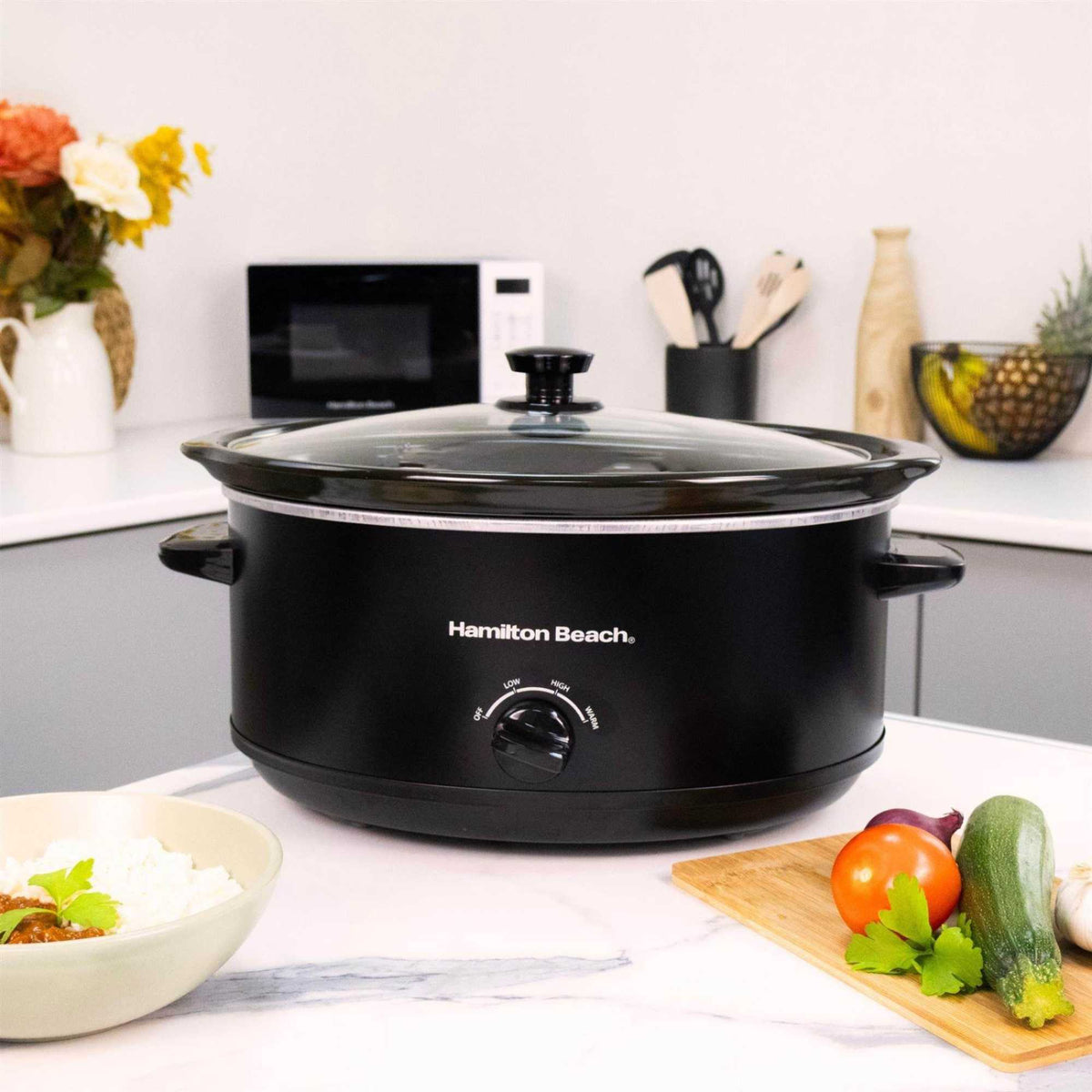 Hamilton Beach HBSC070B The Family Favourite 6.5L Slow Cooker - Black