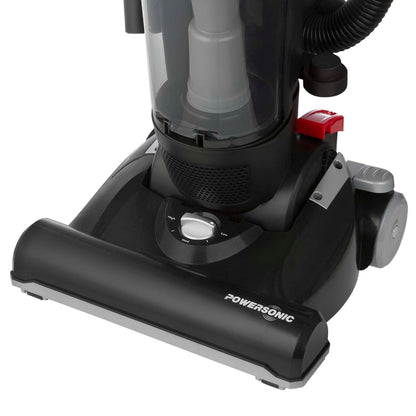 Powersonic Bagless Upright Vacuum Cleaner - Black - 800W