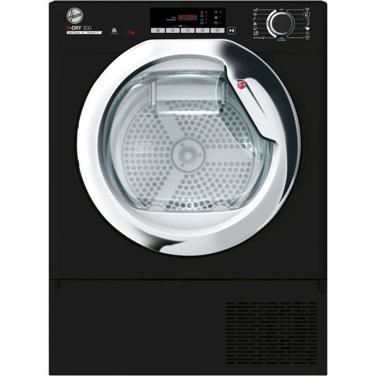 Hoover BATDH7A1TCEB-80 7kg Built-in Heat Pump Dryer - Black