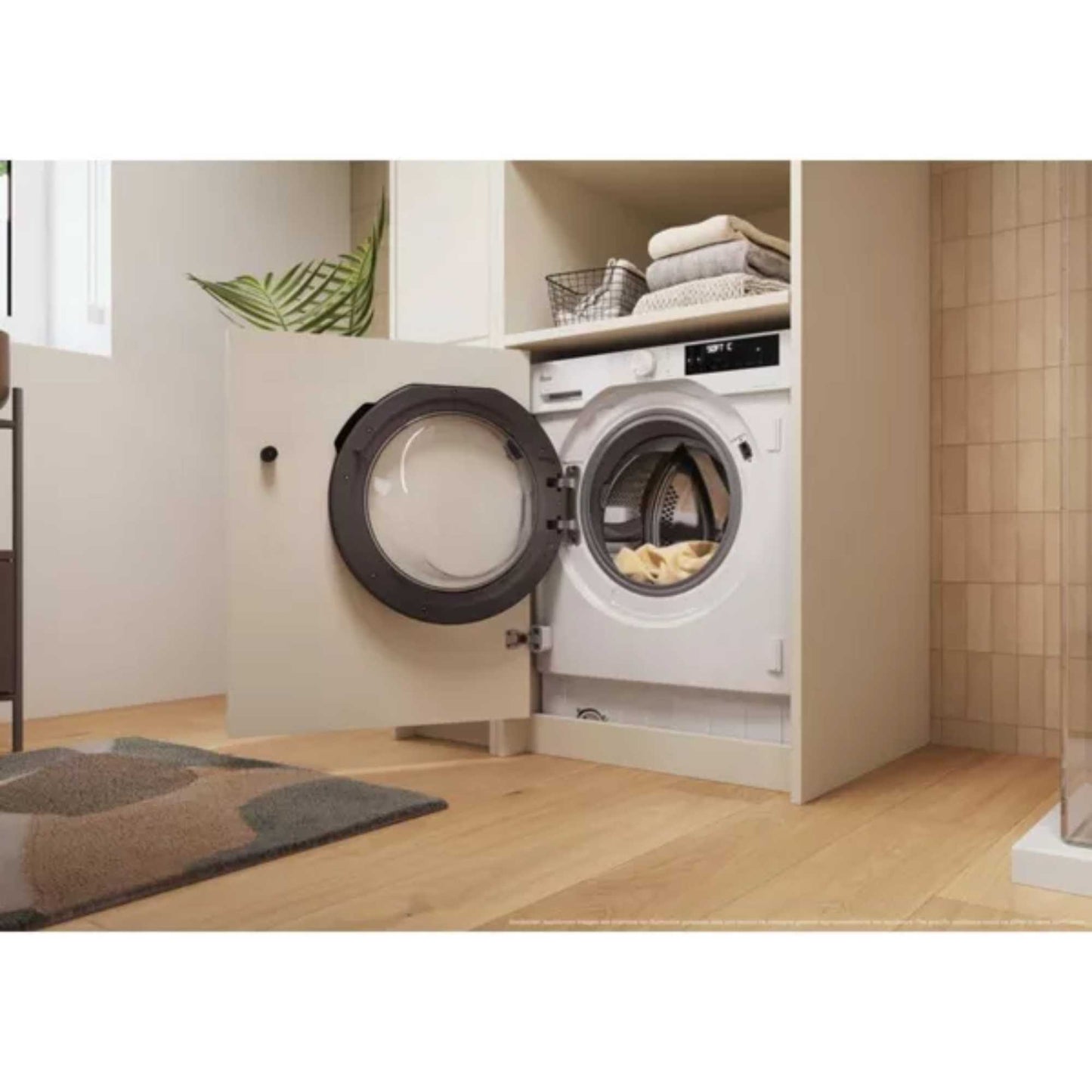 Hoover 9kg Wash 6kg Dry 1600rpm Built-In Washer Dryer - BH4S696M6DR9-80