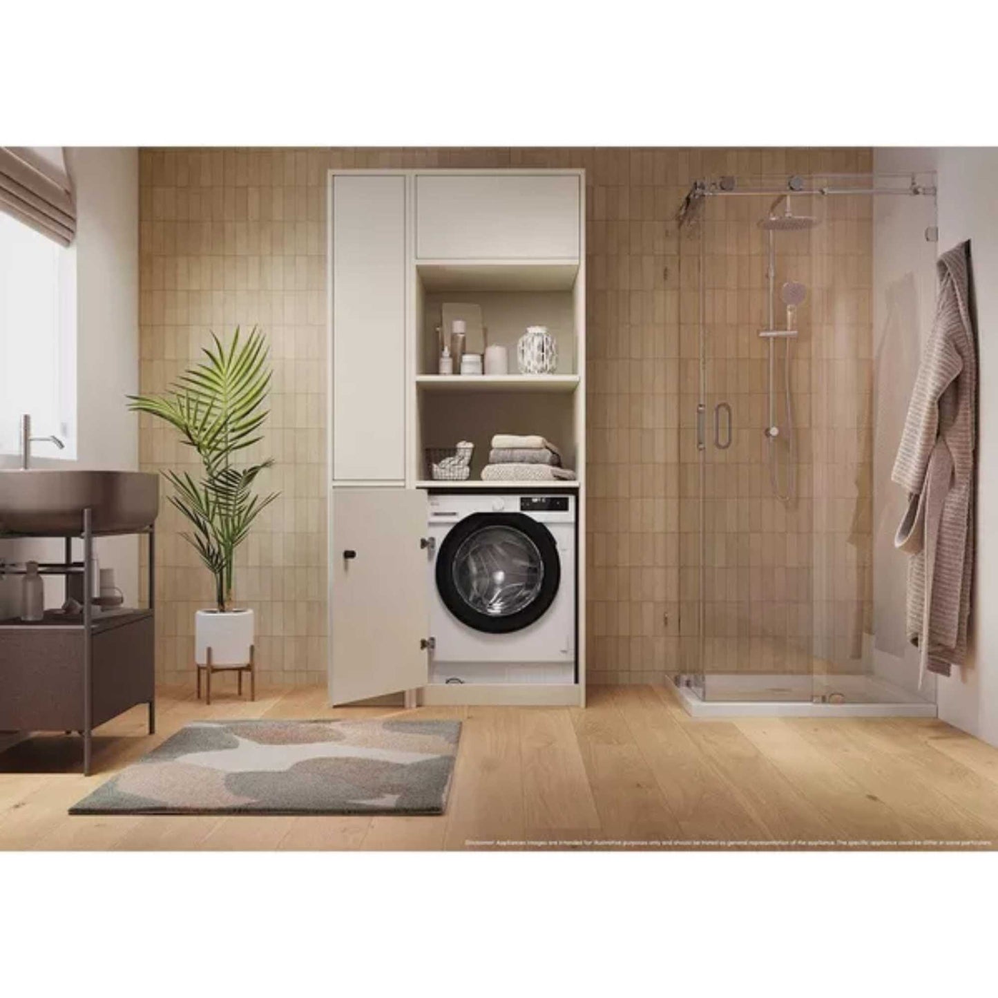 Hoover 9kg Wash 6kg Dry 1600rpm Built-In Washer Dryer - BH4S696M6DR9-80
