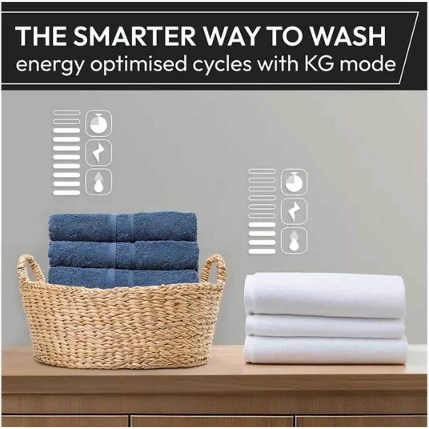 Hoover 9kg Wash 6kg Dry 1600rpm Built-In Washer Dryer - BH4S696M6DR9-80