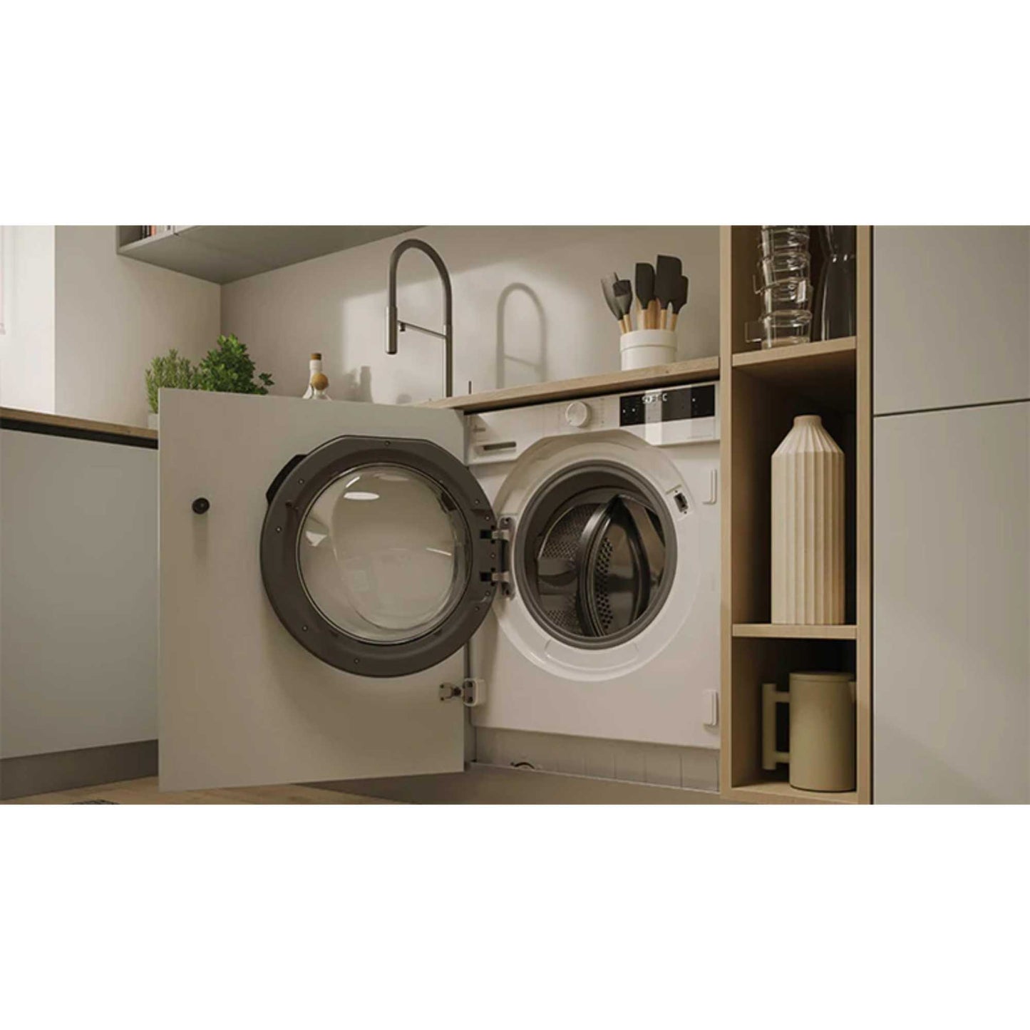 Hoover BH4S69M6DR9J-80 H-Wash 400 9kg 1600rpm Built-In Washing Machine