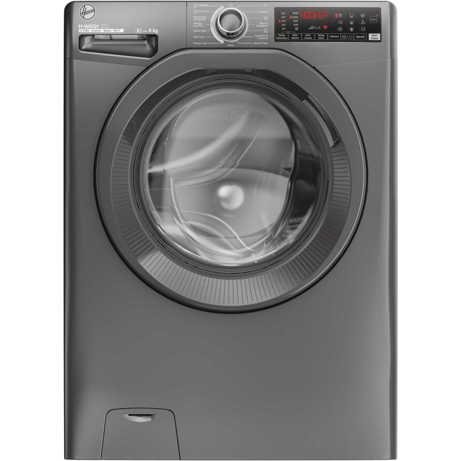 Hoover H-Wash 350 8kg 1400rpm Washing Machine - H3WPS486TMRR6-80