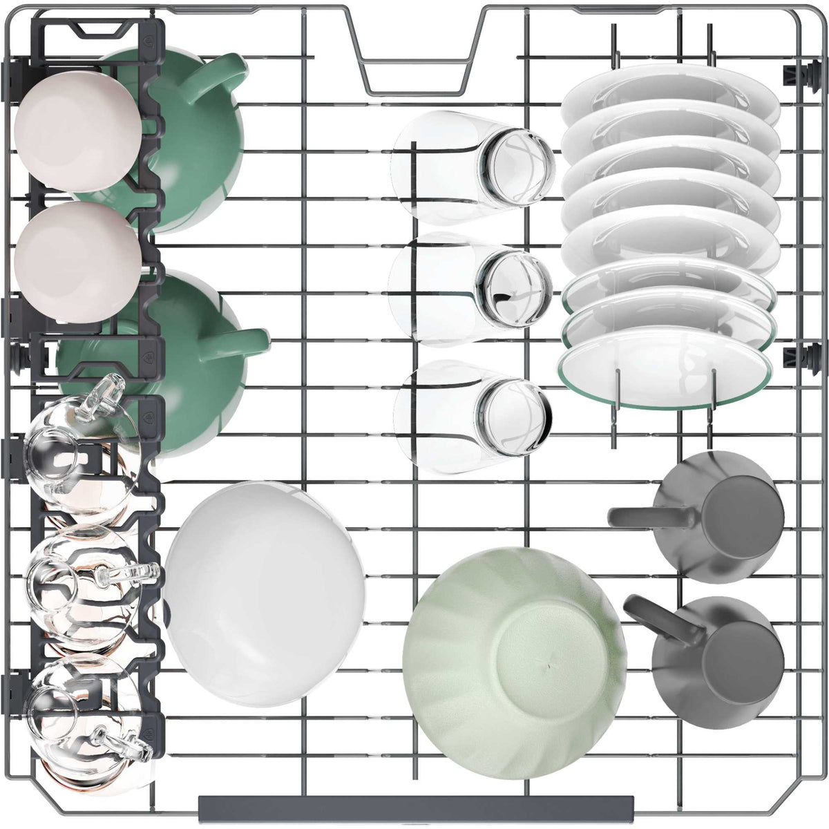 Hoover H-DISH 300 Lite Freestanding Full-Sized Dishwasher - HFP 4C7E0W-80
