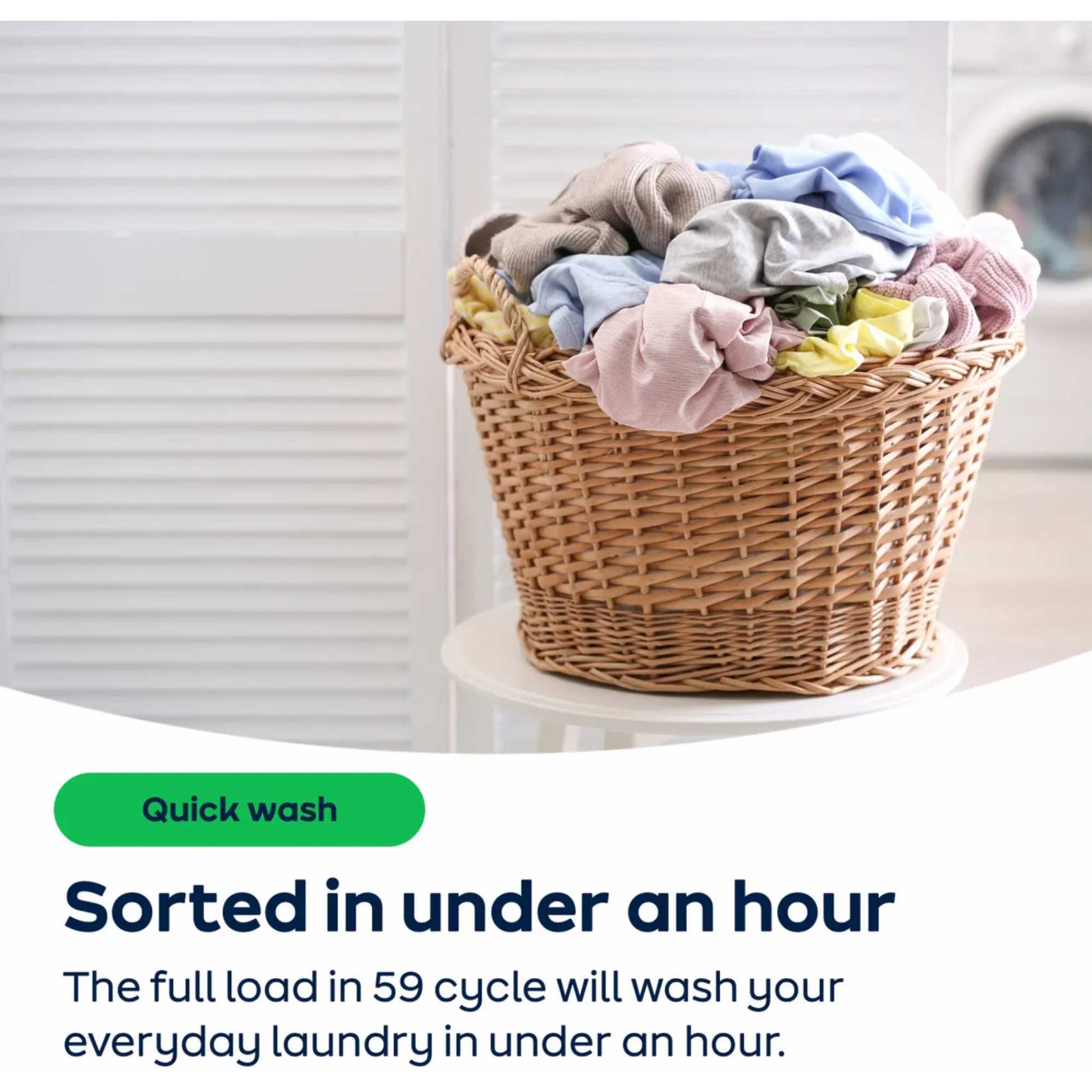 Hoover 8kg 1400rpm Washing Machine - HGD48SB8BC-80