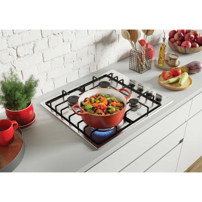 Hoover H-Hob 300 Gas HHW6LK3X 60cm 4 Gas Burner Hob - Stainless Steel