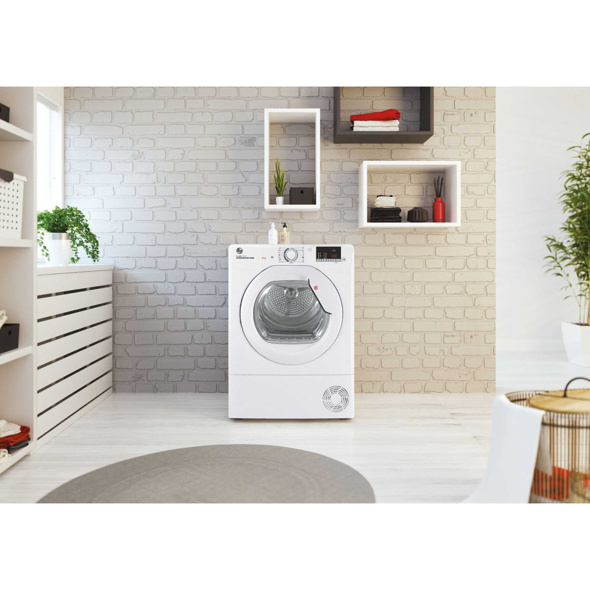 Hoover H-Dry 300 8kg Condenser Tumble Dryer - HLE C8DG-80