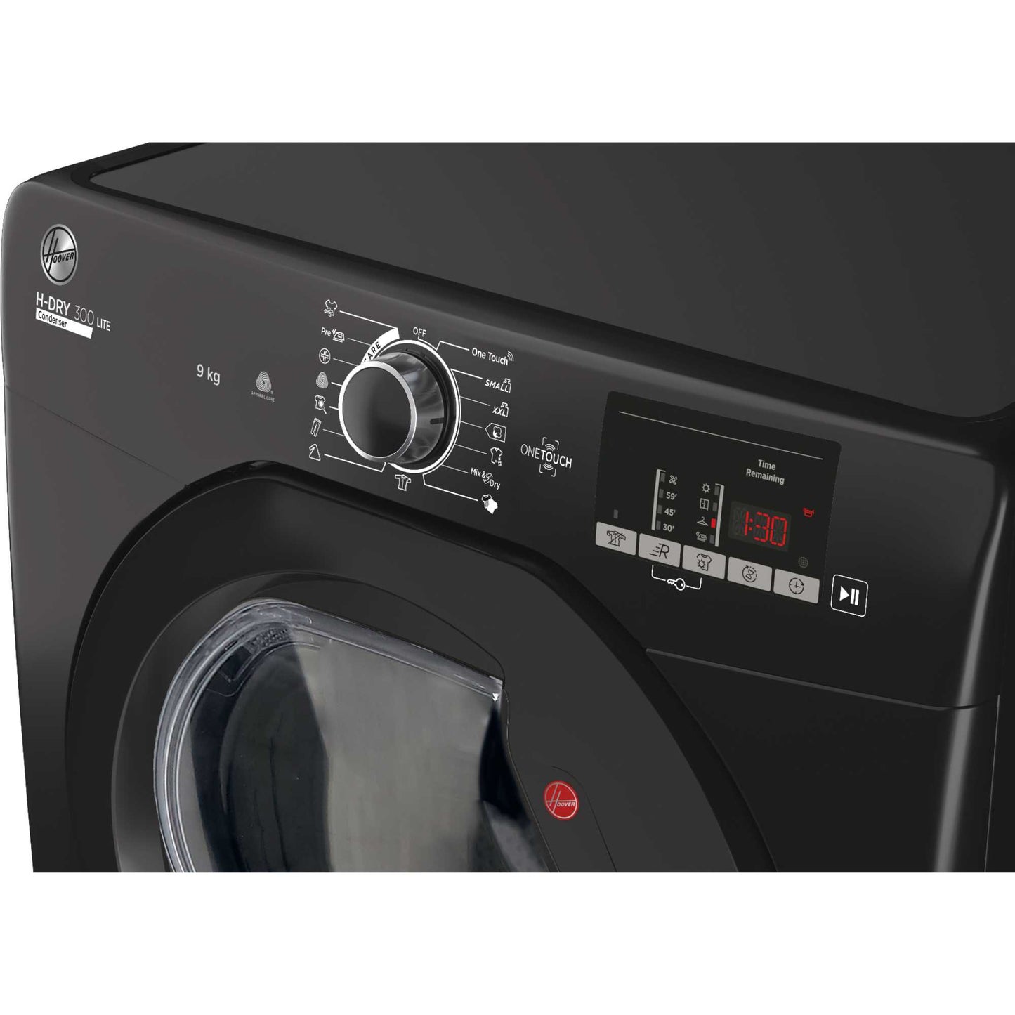 Hoover H-Dry 300 Lite 9kg Condenser Tumble Dryer - HLE C9DGB-80