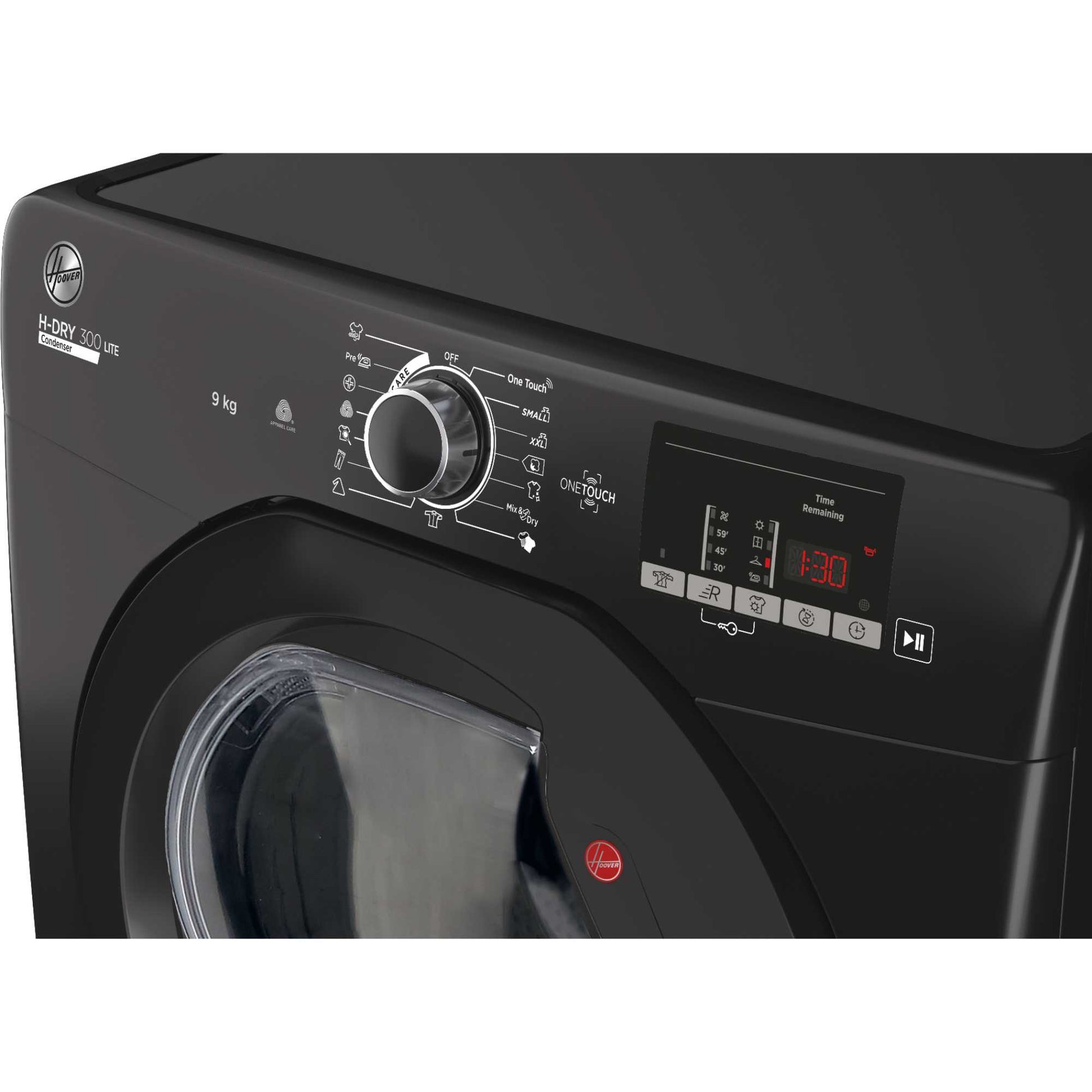 Hoover H-Dry 300 Lite 9kg Condenser Tumble Dryer - HLE C9DGB-80