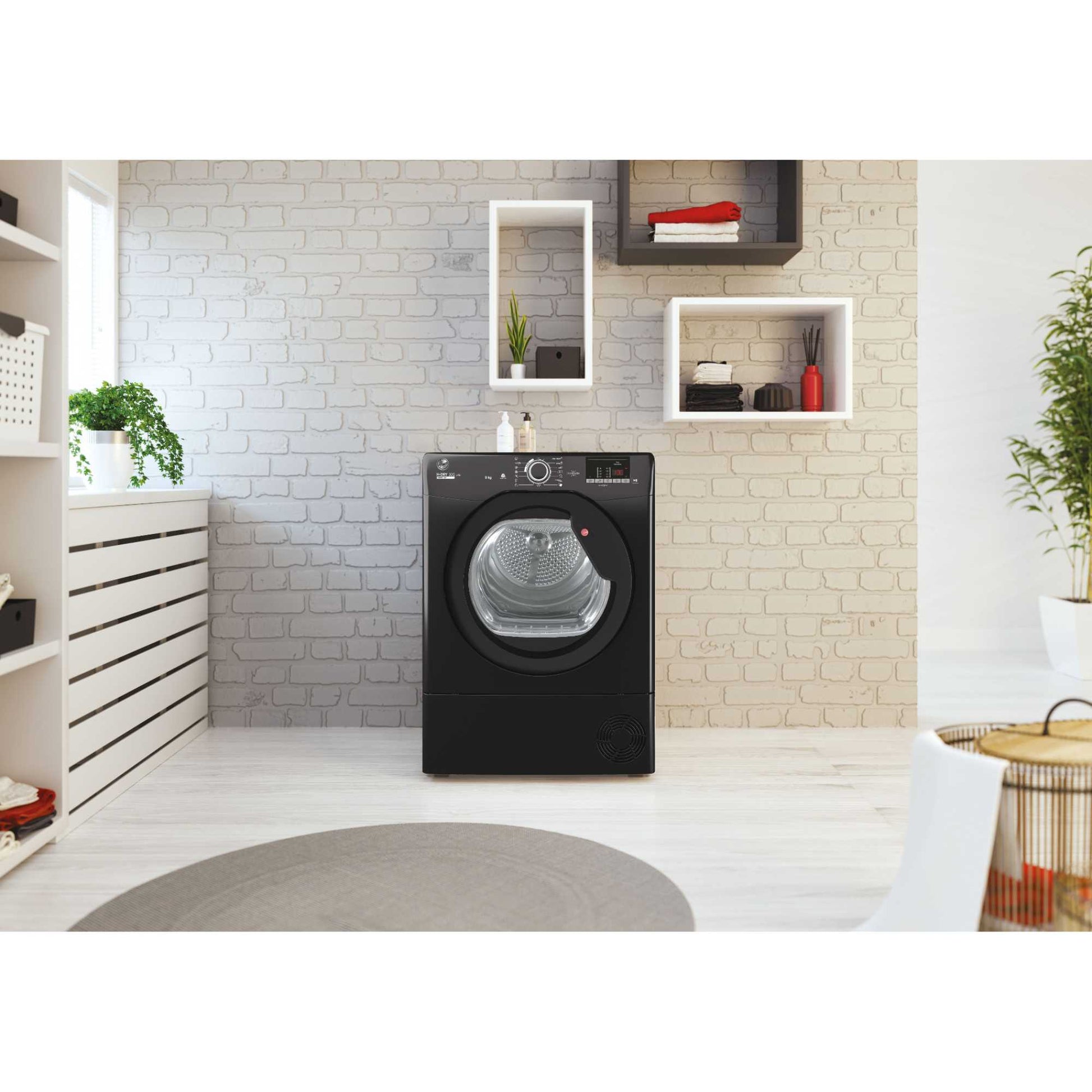 Hoover H-Dry 300 Lite 9kg Condenser Tumble Dryer - HLE C9DGB-80