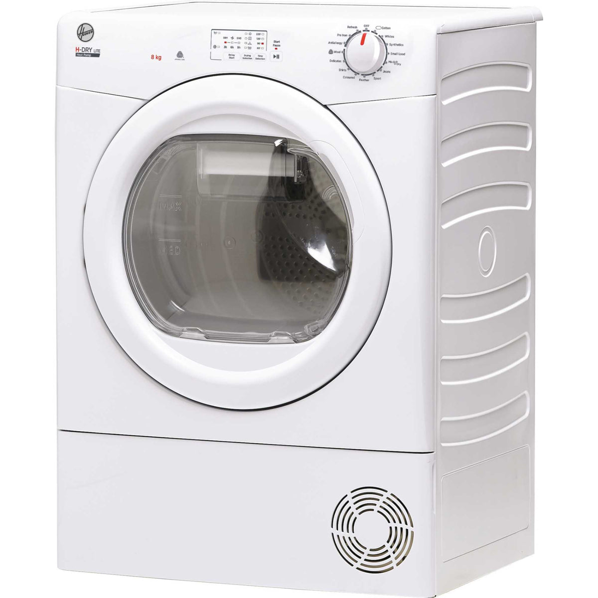 Hoover H-Dry 300 8kg Heat Pump Tumble Dryer - HLE H8A1LE-80