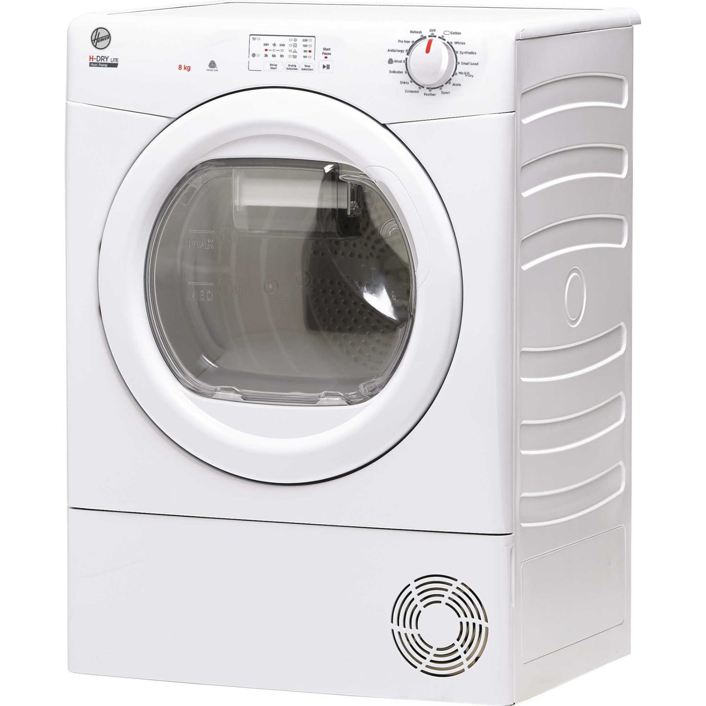 Hoover H-Dry 300 8kg Heat Pump Tumble Dryer - HLE H8A1LE-80