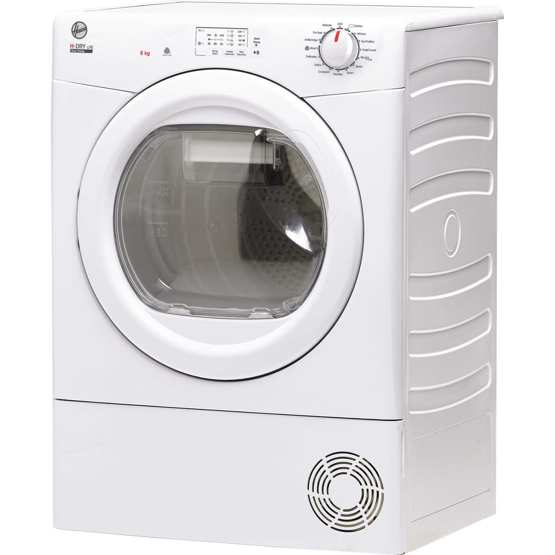 Hoover H-Dry 300 8kg Heat Pump Tumble Dryer - HLE H8A1LE-80