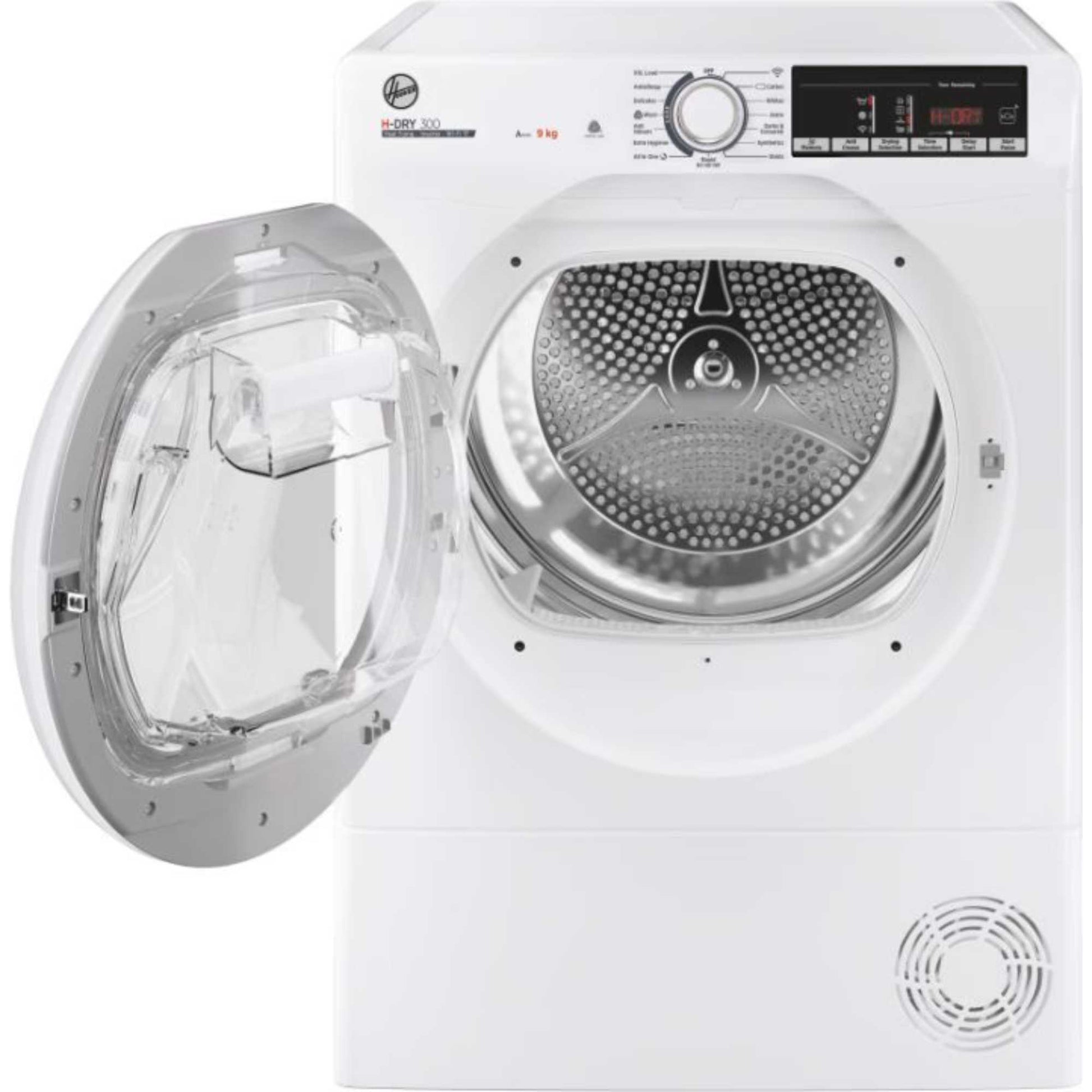 Hoover H-Dry 300 9kg Heat Pump Tumble Dryer - HLE H9A3TE-80/N